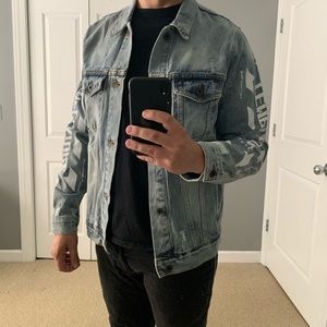 AUTHENTIC OFF WHITE DENIM JACKET